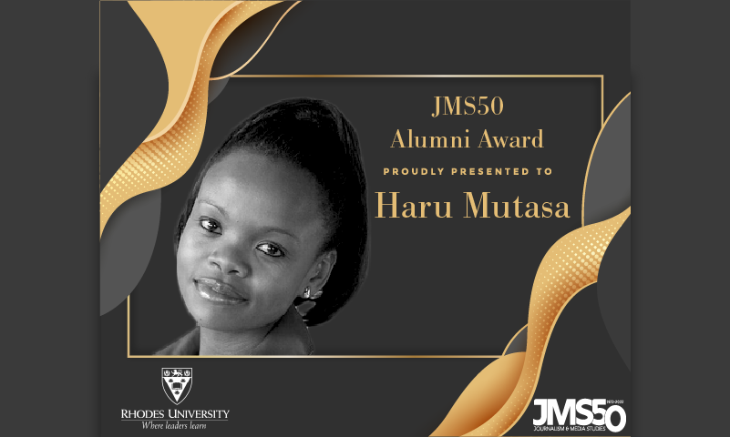 Haru Mutasa JMS Award