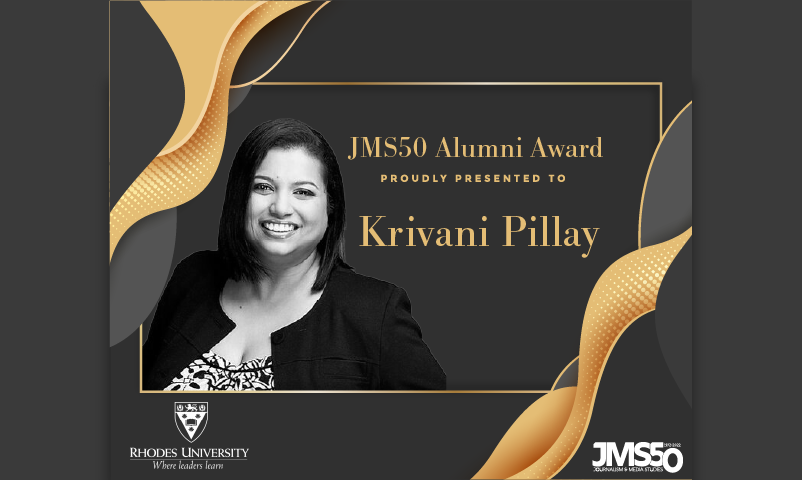 Krivani Pillay JMS Award
