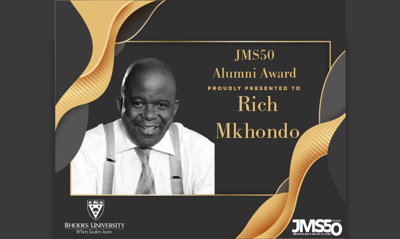 Rich Mkhondo JMS Award